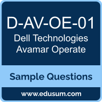 Avamar Operate Dumps, D-AV-OE-01 Dumps, D-AV-OE-01 PDF, Avamar Operate VCE, Dell Technologies D-AV-OE-01 VCE, Dell Technologies Avamar Operate PDF
