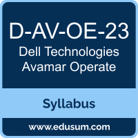 Avamar Operate PDF, D-AV-OE-23 Dumps, D-AV-OE-23 PDF, Avamar Operate VCE, D-AV-OE-23 Questions PDF, Dell Technologies D-AV-OE-23 VCE, Dell Technologies Avamar Operate Dumps, Dell Technologies Avamar Operate PDF