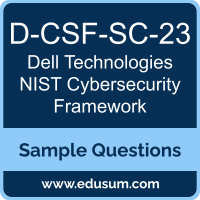 NIST Cybersecurity Framework Dumps, D-CSF-SC-23 Dumps, D-CSF-SC-23 PDF, NIST Cybersecurity Framework VCE, Dell EMC D-CSF-SC-23 VCE, Dell EMC DCS PDF