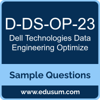 Data Scientist and Data Engineering Optimize Dumps, D-DS-OP-23 Dumps, D-DS-OP-23 PDF, Data Scientist and Data Engineering Optimize VCE, Dell Technologies D-DS-OP-23 VCE, Dell Technologies Data Scientist and Data Engineering Optimize PDF