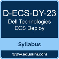 ECS Deploy PDF, D-ECS-DY-23 Dumps, D-ECS-DY-23 PDF, ECS Deploy VCE, D-ECS-DY-23 Questions PDF, Dell Technologies D-ECS-DY-23 VCE, Dell Technologies ECS Deploy Dumps, Dell Technologies ECS Deploy PDF