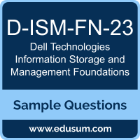 Information Storage and Management Foundations Dumps, D-ISM-FN-23 Dumps, D-ISM-FN-23 PDF, Information Storage and Management Foundations VCE, Dell Technologies D-ISM-FN-23 VCE, Dell Technologies Information Storage and Management Foundations PDF