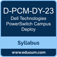 PowerSwitch Campus Deploy PDF, D-PCM-DY-23 Dumps, D-PCM-DY-23 PDF, PowerSwitch Campus Deploy VCE, D-PCM-DY-23 Questions PDF, Dell Technologies D-PCM-DY-23 VCE, Dell Technologies PowerSwitch Campus Deploy Dumps, Dell Technologies PowerSwitch Campus Deploy PDF