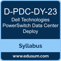 PowerSwitch Data Center Deploy PDF, D-PDC-DY-23 Dumps, D-PDC-DY-23 PDF, PowerSwitch Data Center Deploy VCE, D-PDC-DY-23 Questions PDF, Dell Technologies D-PDC-DY-23 VCE, Dell Technologies PowerSwitch Data Center Deploy Dumps, Dell Technologies PowerSwitch Data Center Deploy PDF