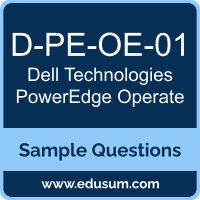 PowerEdge Operate Dumps, D-PE-OE-01 Dumps, D-PE-OE-01 PDF, PowerEdge Operate VCE, Dell Technologies D-PE-OE-01 VCE, , Dell Technologies PowerEdge Operate V2 PDF