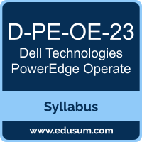 PowerEdge Operate PDF, D-PE-OE-23 Dumps, D-PE-OE-23 PDF, PowerEdge Operate VCE, D-PE-OE-23 Questions PDF, Dell Technologies D-PE-OE-23 VCE, Dell Technologies PowerEdge Operate Dumps, Dell Technologies PowerEdge Operate PDF