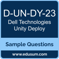 Unity Deploy Dumps, D-UN-DY-23 Dumps, D-UN-DY-23 PDF, Unity Deploy VCE, Dell EMC D-UN-DY-23 VCE, Dell EMC DCS-IE PDF
