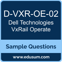 VxRail Operate Dumps, D-VXR-OE-02 Dumps, D-VXR-OE-02 PDF, VxRail Operate VCE, Dell Technologies D-VXR-OE-02 VCE, Dell Technologies VxRail Operate v2 PDF