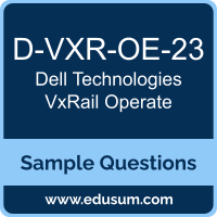 VxRail Operate Dumps, D-VXR-OE-23 Dumps, D-VXR-OE-23 PDF, VxRail Operate VCE, Dell Technologies D-VXR-OE-23 VCE, Dell Technologies VxRail Operate PDF