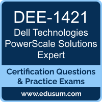 PowerScale Solutions Expert Dumps, PowerScale Solutions Expert PDF, DEE-1421 PDF, PowerScale Solutions Expert Braindumps, DEE-1421 Questions PDF, Dell Technologies DEE-1421 VCE, Dell Technologies DCE Dumps