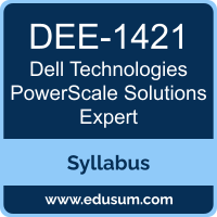 PowerScale Solutions Expert PDF, DEE-1421 Dumps, DEE-1421 PDF, PowerScale Solutions Expert VCE, DEE-1421 Questions PDF, Dell Technologies DEE-1421 VCE, Dell Technologies DCE Dumps, Dell Technologies DCE PDF