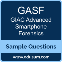 GASF Dumps, GASF PDF, GASF VCE, GIAC Advanced Smartphone Forensics VCE, GIAC GASF PDF