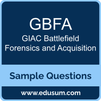 GBFA Dumps, GBFA PDF, GBFA VCE, GIAC Battlefield Forensics and Acquisition VCE, GIAC GBFA PDF