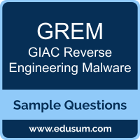 GREM Dumps, GREM PDF, GREM VCE, GIAC Reverse Engineering Malware VCE, GIAC GREM PDF