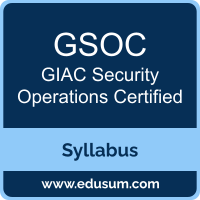 GSOC PDF, GSOC Dumps, GSOC VCE, GIAC Security Operations Certified Questions PDF, GIAC Security Operations Certified VCE, GIAC GSOC Dumps, GIAC GSOC PDF