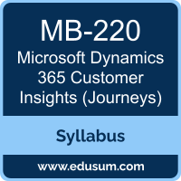 Microsoft Dynamics 365 Customer Insights (Journeys) PDF, MB-220 Dumps, MB-220 PDF, Microsoft Dynamics 365 Customer Insights (Journeys) VCE, MB-220 Questions PDF, Microsoft MB-220 VCE, Microsoft Dynamics 365 Customer Insights (Journeys) Dumps, Microsoft Dynamics 365 Customer Insights (Journeys) PDF
