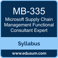 Supply Chain Management Functional Consultant Expert PDF, MB-335 Dumps, MB-335 PDF, Supply Chain Management Functional Consultant Expert VCE, MB-335 Questions PDF, Microsoft MB-335 VCE, MCE Microsoft Dynamics 365 Supply Chain Management Functional Consultant Dumps, MCE Microsoft Dynamics 365 Supply Chain Management Functional Consultant PDF