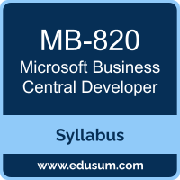 Business Central Developer PDF, MB-820 Dumps, MB-820 PDF, Business Central Developer VCE, MB-820 Questions PDF, Microsoft MB-820 VCE, MCA Microsoft Dynamics 365 Business Central Developer Dumps, MCA Microsoft Dynamics 365 Business Central Developer PDF