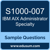 AIX Administrator Specialty Dumps, S1000-007 Dumps, S1000-007 PDF, AIX Administrator Specialty VCE, IBM S1000-007 VCE, IBM AIX Administrator Specialty PDF