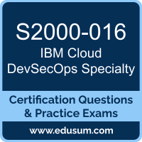 Cloud DevSecOps Specialty Dumps, Cloud DevSecOps Specialty PDF, S2000-016 PDF, Cloud DevSecOps Specialty Braindumps, S2000-016 Questions PDF, IBM S2000-016 VCE, IBM Cloud DevSecOps Specialty Dumps