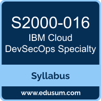 Cloud DevSecOps Specialty PDF, S2000-016 Dumps, S2000-016 PDF, Cloud DevSecOps Specialty VCE, S2000-016 Questions PDF, IBM S2000-016 VCE, IBM Cloud DevSecOps Specialty Dumps, IBM Cloud DevSecOps Specialty PDF