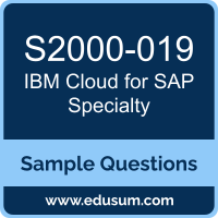 Cloud for SAP Specialty Dumps, S2000-019 Dumps, S2000-019 PDF, Cloud for SAP Specialty VCE, IBM S2000-019 VCE, IBM Cloud for SAP Specialty PDF