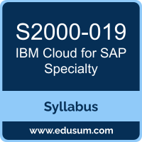Cloud for SAP Specialty PDF, S2000-019 Dumps, S2000-019 PDF, Cloud for SAP Specialty VCE, S2000-019 Questions PDF, IBM S2000-019 VCE, IBM Cloud for SAP Specialty Dumps, IBM Cloud for SAP Specialty PDF
