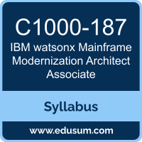 watsonx Mainframe Modernization Architect Associate PDF, C1000-187 Dumps, C1000-187 PDF, watsonx Mainframe Modernization Architect Associate VCE, C1000-187 Questions PDF, IBM C1000-187 VCE, IBM watsonx Mainframe Modernization Architect Associate Dumps, IBM watsonx Mainframe Modernization Architect Associate PDF