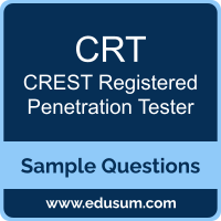 Registered Penetration Tester Dumps, CRT Dumps, CRT PDF, Registered Penetration Tester VCE, CREST CRT VCE, CREST Registered Penetration Tester PDF
