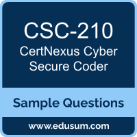 CSC Dumps, CSC-210 Dumps, CSC-210 PDF, CSC VCE, CertNexus CSC-210 VCE, CertNexus CSC PDF