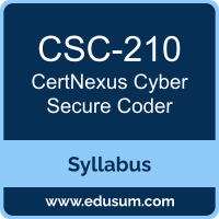 CSC PDF, CSC-210 Dumps, CSC-210 PDF, CSC VCE, CSC-210 Questions PDF, CertNexus CSC-210 VCE, CertNexus CSC Dumps, CertNexus CSC PDF