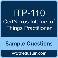 CIoTP Dumps, ITP-110 Dumps, ITP-110 PDF, CIoTP VCE, CertNexus ITP-110 VCE, CertNexus IoT Practitioner PDF